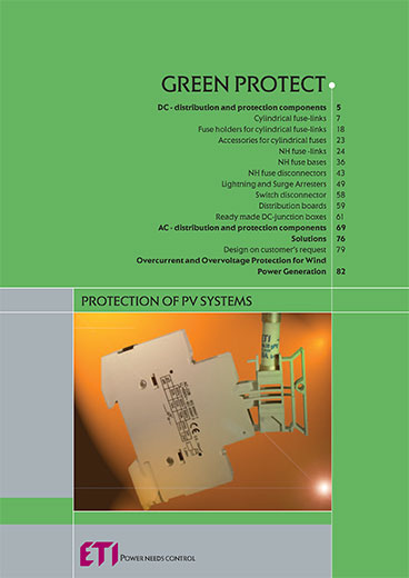 ETI Protectie sisteme fotovoltaice Catalog ETI Protectie sisteme fotovoltaice