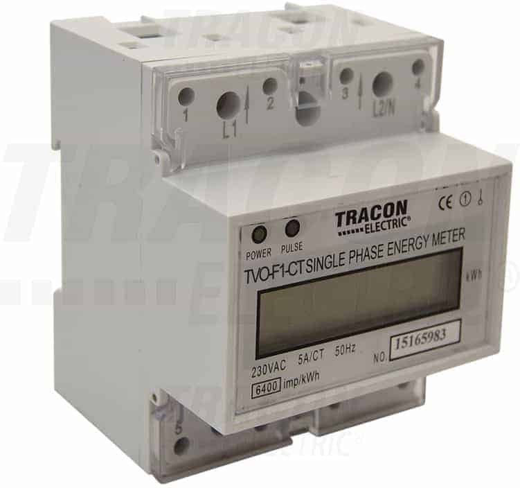 Contor de energie electrica monofazat cu masurare indirecta