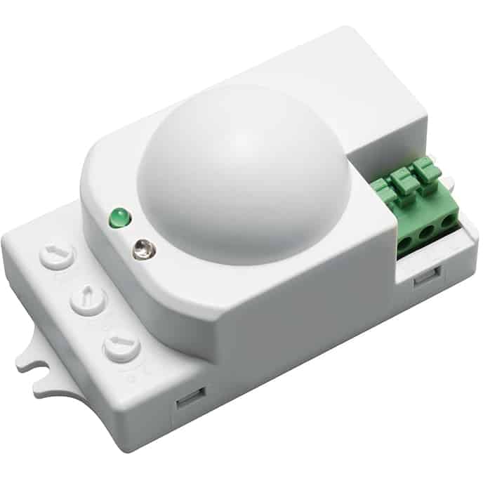 Senzor de miscare cu microunde 360 grade, aplicat, alb, 1200W, IP20 ...