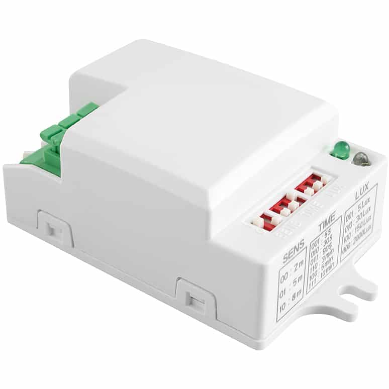 Senzor de miscare cu microunde 360 grade, aplicat, alb, 500W, IP20, GTV ...