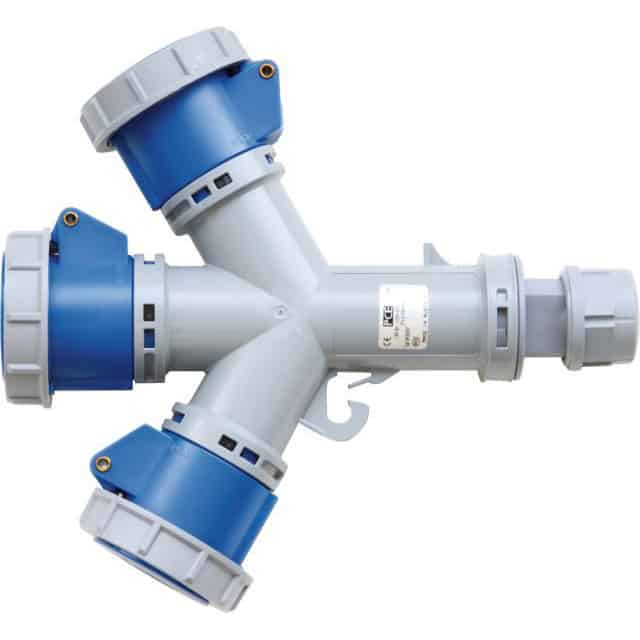 Priza/stecher combinat monofazic/monofazic