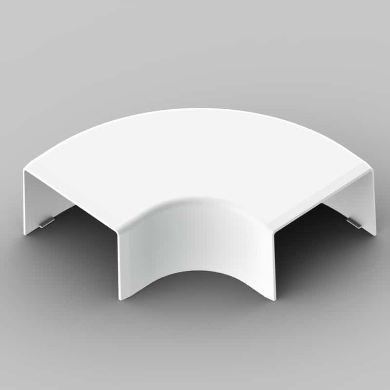 Unghi rotunjit pentru canal cablu PVC