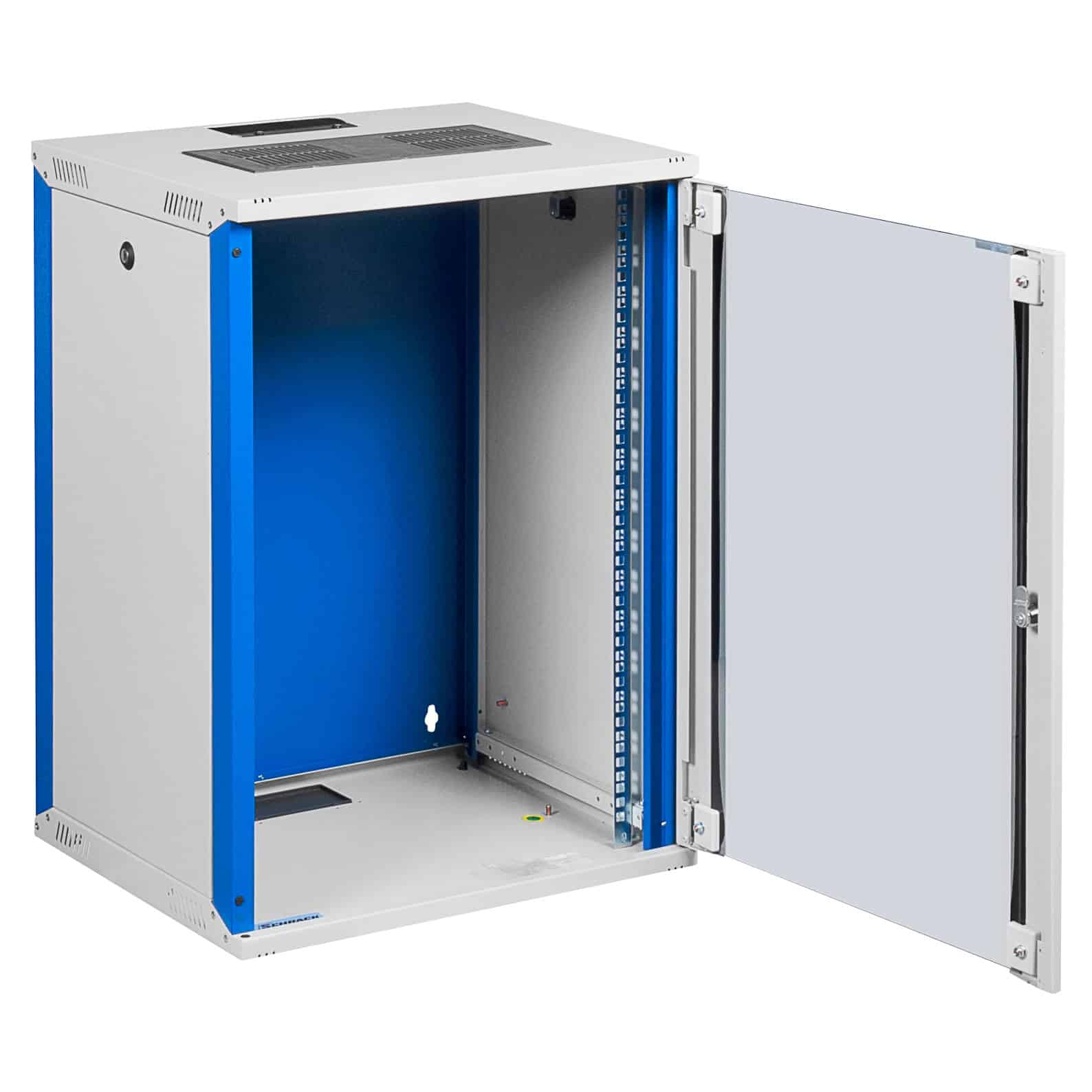 Dulap Rack, de perete, 16U, DTW, 773x540x450mm, Schrack, 19