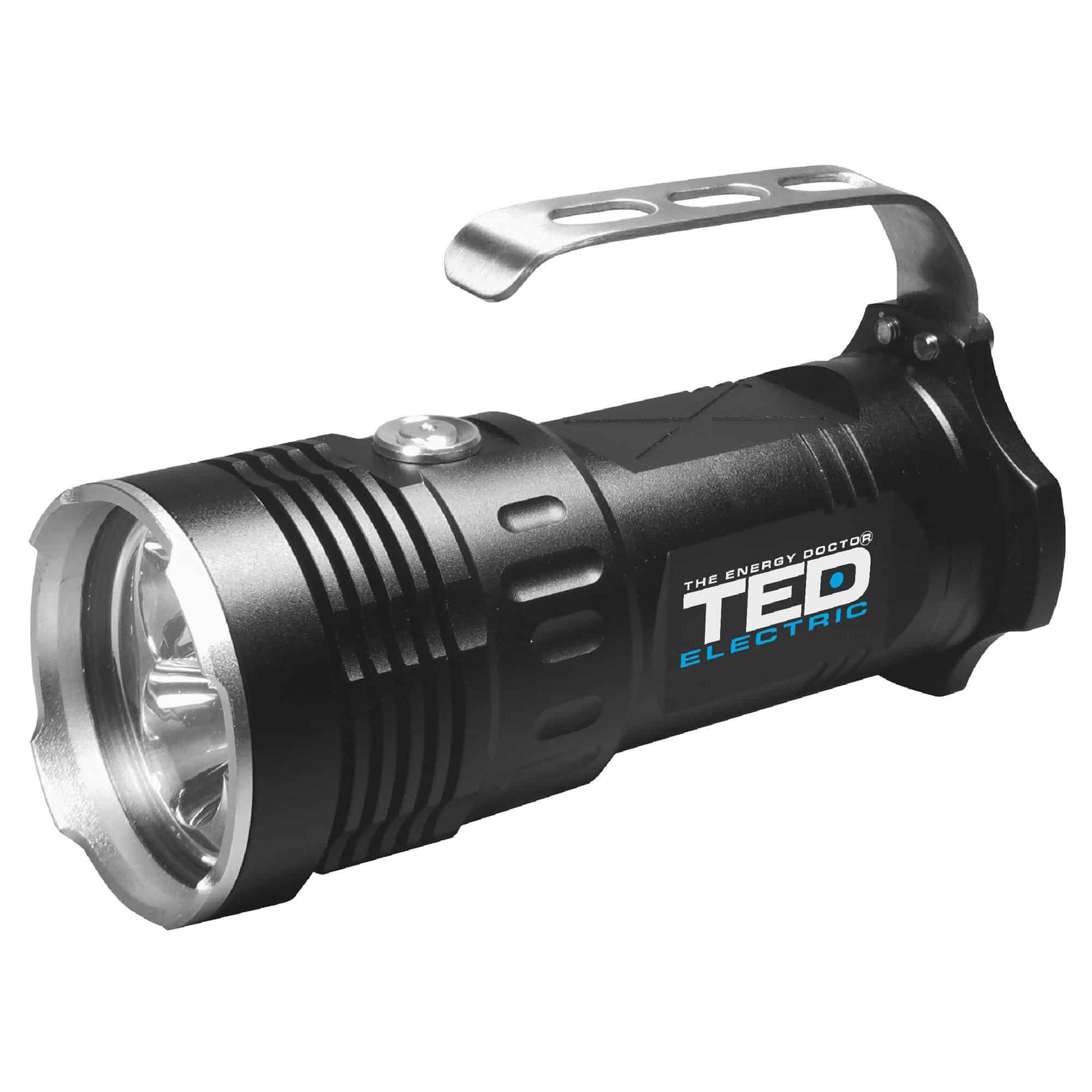 Lanterna LED cu maner, 30W, 1500lm, 145x60mm, TED, Patrol