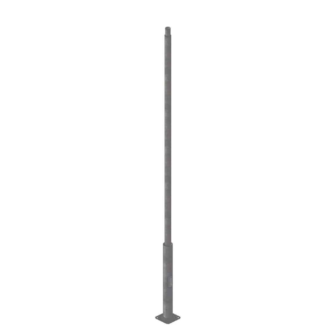 Stalp Iluminat Exterior Stradal Rotund Cu Flansa Galvanizat 3ml stalp-iluminat-exterior-stradal-rotund-cu-flansa-galvanizat-3ml