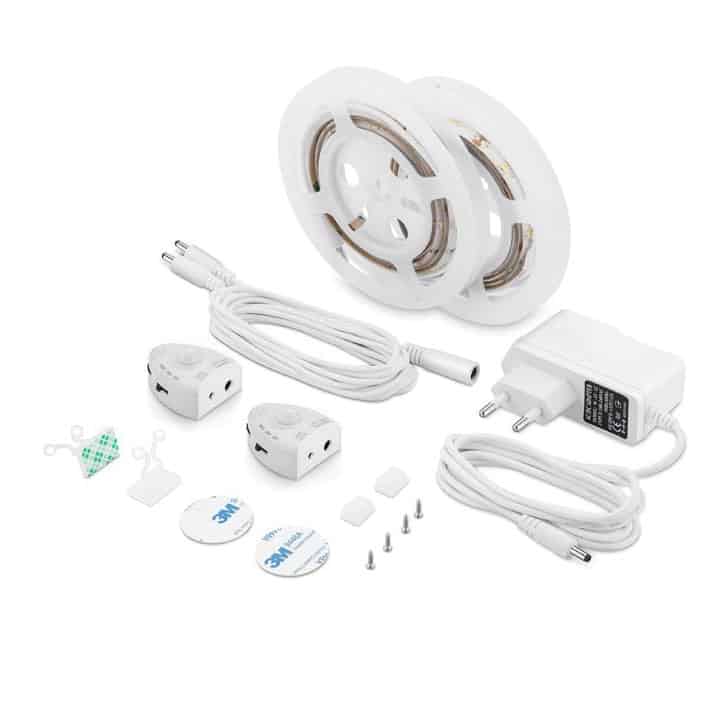 Set banda LED cu senzor de miscare
