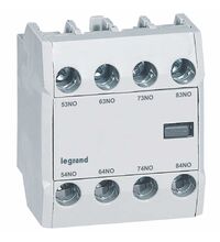 Contact auxiliar Legrand, frontal, 4ND, pentru contactoare CTX22/40/65/100/150, 416853