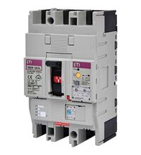 Intreruptor automat MCCB 125 ETI, 3P, 25kA, reglabil, 100A, monitorizare curent rezidual, 004671517