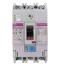 Intreruptor automat MCCB 160 ETI, 3P, 16kA, reglabil/fix, 63A, 004671881