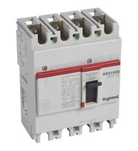 Intreruptor automat MCCB 125 Legrand, 4P, 10kA, fix, 75A, 027017