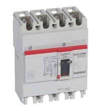 Intreruptor automat MCCB 125 Legrand, 4P, 20kA, fix, 75A, 027037