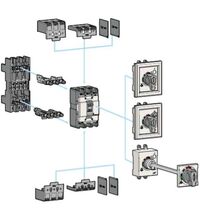 Contact auxiliar MCCB LSis, de alarma, 1ND, ABS, AL-ABS