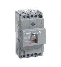 Intreruptor automat MCCB 160 Hager, 3P, 18kA, fix, 80A, HDA080L