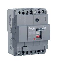 Intreruptor automat MCCB 160 Hager, 4P, 18kA, fix, 160A, HDA161L