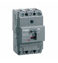 Intreruptor automat MCCB 160 Hager, 3P, 40kA, reglabil, 125A, HNA125H
