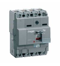 Intreruptor automat MCCB 160 Hager, 4P, 40kA, reglabil, 125A, HNA126H