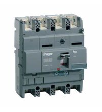 Intreruptor automat MCCB 250 Hager, 4P, 40kA, reglabil, 100A, HNB101H