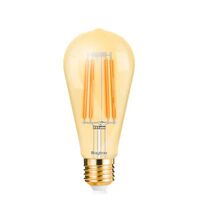 Bec LED decorativ Braytron, E27, avocado, dimabil, 6W, 2200K
