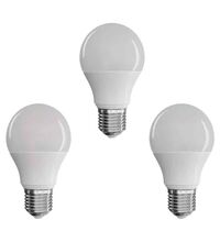 Bec LED Emos, E27, para, 8.5W, 2700K, set 3 bucati