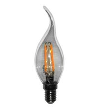 Bec LED decorativ Lumen, E14, lumanare, clara, 6W, 2800K, 720lm, tip flacara