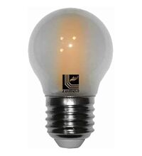 Bec LED decorativ Lumen, E27, sferic, mata, 4W, 2800K, 74x45mm
