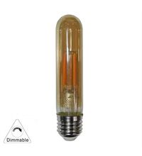 Bec LED decorativ Lumen, E27, tub, dimabil, 6W, 2200K, 125mm