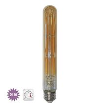 Bec LED decorativ Lumen, E27, tub, dimabil, 6W, 2200K, 225mm