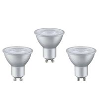 Bec LED Paulmann, GU10, tronconic, 4W, 2700K, set 3 bucati, 285.81