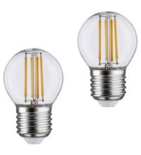Bec LED Paulmann, E27, sferic, 5W, 2700K, set 2 bucati, 286.40