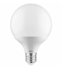 Bec LED GTV, E27, glob, 14W, 3000K