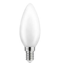 Bec LED GTV, E14, lumanare, 4W, 3000K, C35