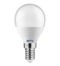 Bec LED GTV, E14, sferic, 8W, 4000K