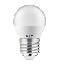 Bec LED GTV, E27, sferic, 6W, 4000K