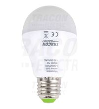 Bec LED Tracon, E27, cu senzor de miscare, 7W, para, 2700K