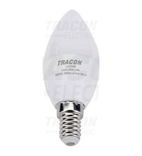 Bec LED Tracon, E14, lumanare, 5W, 3000K, LHYS