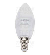 Bec LED Tracon, E14, lumanare, 8W, 4000K, LGYS