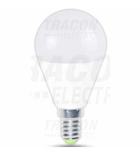 Bec LED Tracon, E14, sferic, 8W, 2700K, LMG