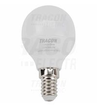 Bec LED Tracon, E14, sferic, 5W, 4000K, LMGS