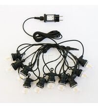 Lant becuri LED decorative V-TAC, 5ml, 10XE27, sferic, 0.6W, 3000K, SKU 2728