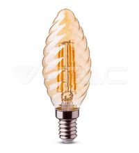Bec LED decorativ V-TAC, E14, lumanare, 4W, 2200K, SKU 7115