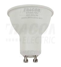 Bec LED Tracon, GU10, tronconic, 5W, 3000K, 380lm, SMDSGU