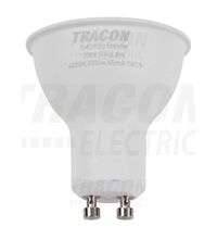 Bec LED Tracon, GU10, tronconic, 8W, 4000K, 600lm, SMDSGU