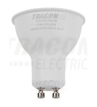 Bec LED Tracon, GU10, tronconic, 8W, 4000K, 600lm, SMDSGU