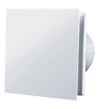 Ventilator axial, cu grila fatada plata, THL, 100mm, alb, Vents, IP44