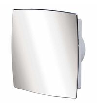 Ventilator axial, decorativ cu storuri automate, TH, 100mm, crom, Vents, IP34