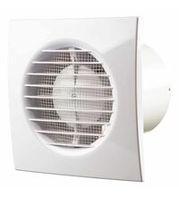Ventilator axial, silentioas si consum redus de energie, T, 100mm, alb, Vents, IP34