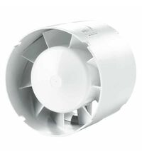 Ventilator axial, pentru tubulatura, LT, 125mm, alb, VKO, Vents, IP44