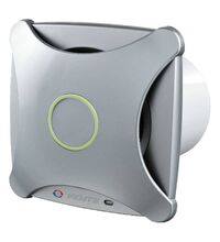 Ventilator axial, decorativ aluminiu, S, 150mm, gri-aluminiu, Vents X, Vents, IP34