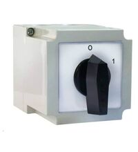 Comutator cu came Apator, ON-OFF, cu maneta R214, 4P, 80A, 0-1, IP55, 4G80-92-PK