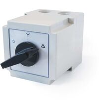 Comutator cu came Apator, stea-triunghi, cu maneta R214, 3P, 80A, Y-0-Δ, IP55, 4G80-12-PK